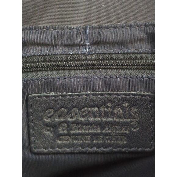 Easentials by Etienne Aigner Black Leather/ Textile Shoulder Crossbody & Wallet - Picture 6 of 10